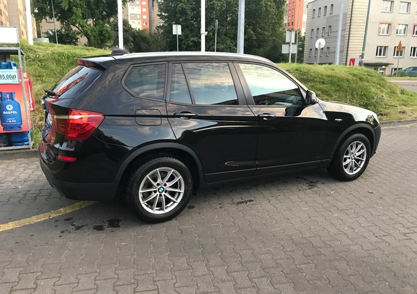 BMW X3 cena 76000 przebieg: 165560, rok produkcji 2014 z Sosnowiec małe 154